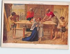 Postcard Christ In The Carpenters Shop By Millais National Gallery England picture