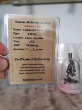 Camp del Cielo Meteorite 5g with COA from Kansas Meteorite Society picture