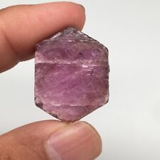 12.6g, 27mm x 21mm, Natural Ruby Crystal Slice Corundum Mineral Specimen, RC11 picture