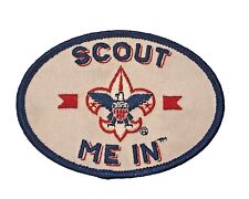 BSA Licensed Boy Scout Me In 3 Inch Official Patch AVA BSA F1D36T picture