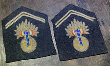 WW2 Vichy France Collar tabs for a member of Pétain personal guard picture
