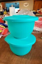 Tupperware Impressions SET OF 2 mini bowls  -  550mL with Lids NEW  picture