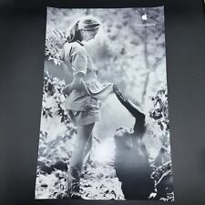 Apple Think Different Jane Goodall Poster 11”x17” Chimpanzee, ￼ Great Condition picture