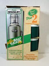 Vintage 1993 Aladdin Stanley Half Gallon Thermos Plus 2 Cups Mint Condition picture