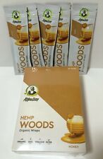 FULL BOX HONEY FLAVOR Afghan Woods Herbal Wraps w/ Tips / Natural 25/2ct Packs picture