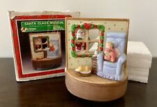 VTG 1987 House of Lloyd Santa Claus is Coming to Town Rotating Music Box (VIDEO) picture