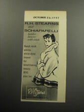 1957 R.H. Stearns Schiaparelli Fur Coat Advertisement picture