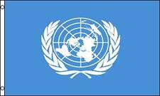 UNITED NATIONS 3 X 5 FLAG banner FL106 flags 3x5 WORLD NEW blue earth hanging picture