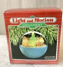 Vintage 1988 Hallmark Ornament Lights Motion Parade Of The Toys **Video Inside** picture