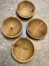 4 The Great Alaskan Bowl Company Bowl Turned Wooden Bowl Set Split Knots picture