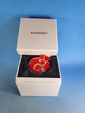 PANDORA Red CHRISTMAS 2017 Holiday ROCKETTES ORNAMENT in Box With Charm picture