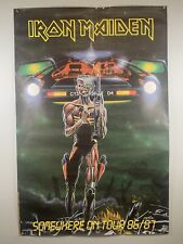 Iron Maiden Poster Somewhere On Tour Bruce Dickinson Vintage Promo 1986/1987 picture
