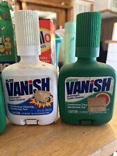 Vintage 1980s BLUE & GREEN VANISH Toilet Cleaner 12oz New Old Stock picture