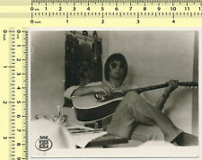 #086 1970's Man with Shades Playing Guitar Guy Musician vintage photo original picture