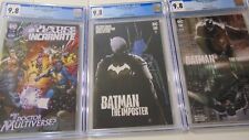 Batman the Imposter #1 CGC 9.8 LOT OF 3 READ + JUSTICE LEAGUE INCARNATE #1 9.8 picture