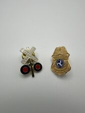 Vintage Federal Railroad Administration Life Saver Pins 2.5cm picture