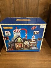 Lemax Christmas Village Bell's Gourmet Popcorn Factory #75188 Motion Music Light picture