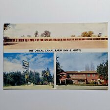 Los Banos California Historical Canal Farm Inn & Motel Postcard picture