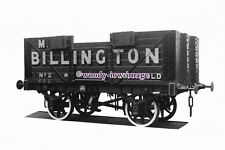 pu3224 - Wagon - No.2 M.W. Billington, Cloughfold - print 6x4 picture
