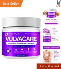 Vulva Balm Cream - Estrogen Free Vitamin E - Relieves Dryness Itching - 2 fl oz picture