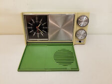 Vtg. Ross Wake-O-Matic Transistor Travel Alarm Clock AM Radio Model RE-107 RARE picture