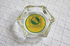 Vintage Bucks County Bank anTrust Company Glass ACL Advertising Ashtray-BL picture