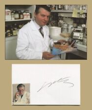 Luc Montagnier (1932-2022) - HIV French virologist - Signed card + Photo - Nobel picture