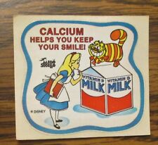 Vintage Mello Smello Scratch & Smell Nutrition Education Sticker- Disney - Alice picture