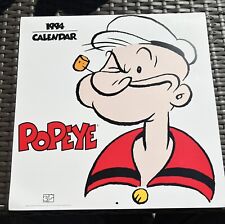 NIP RARE VINTAGE 1994 POPEYE CALENDAR by GRAPHIQUE of FRANCE picture