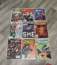 Marvel Comic Lot (9 X-Men Related Books) Mid To High Grades picture
