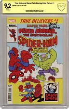 True Believers Marvel Tails Starring Peter Porker #1 CBCS 9.2 SS Larry Hama 2019 picture