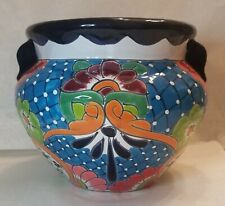 *Beautiful* Mexican Talavera Pottery BEAN POT  Large picture