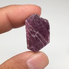 12.4g, 25mm x 16mm, Natural Ruby Crystal Slice Corundum Mineral Specimen, RC16 picture
