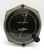 WWII BENDIX RADIO COMPASS BEARING INDICATOR MADE IN BALTIMORE MD MN-40E NEW picture