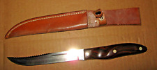 Vintage RARE Cutco #63 Fisherman's Fixed Blade Knife w/Sheath made in USA picture