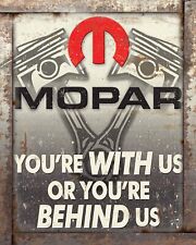 Mopar Car Parts 8x10 Rustic Vintage Style Tin Sign Metal Poster picture