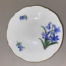 Meissen Basic Flower Blue Lillies Saucer Only Swords Have Line Through Them 2nd picture