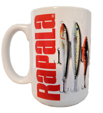 Rapala Fishing Lures 12 Oz Ceramic Coffee Mug Cup Bass Walleye Muskie Father Day picture