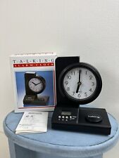 Vtg Master Talking Alarm Clock Battery Operated Tested Works Vocal Time Report picture