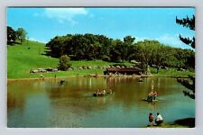 Wheeling WV-West Virginia, Schenk Lake, Oglebay Park, Vintage Souvenir Postcard picture