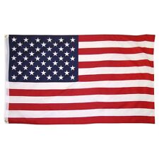 3' x 5' FT USA US U.S. American Flag Polyester Stars Brass Grommets picture