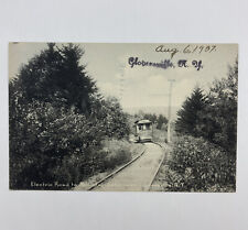 1907 POSTCARD - ELECTRIC ROAD TO MOUNTAIN LAKE NEW YORK Ultra Rare picture