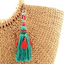 Bohemian Tassel Keychains - Pompom Pendant Bag Charms Women Accessories 1pc picture