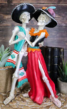 Ebros Day of the Dead Celebration Skeleton Couple Dancing Figurine 12 inch picture