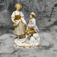 Vintage Ceramic Romance Couple Statue Figurine  8