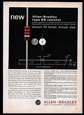 1965 Allen-Bradley Electronics Type BB Insulated Resistor Specs Vintage PRINT AD picture