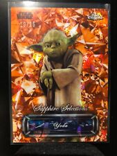 2024 Topps Chrome Star Wars Yoda Sapphire Selections ORANGE /25 #SS-8 picture