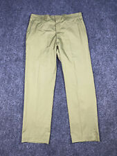 Vtg Boy Scouts Of America Uniform Pants Waist 35 Inseam 30 Pale Green READ picture