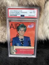 1993 Press Pass  #90 Princess Diana 1st Card Rookie Psa 8  Highest Grade picture