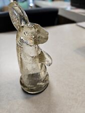 Avor 1921 Rabbit Glass Candy Container W Lid picture